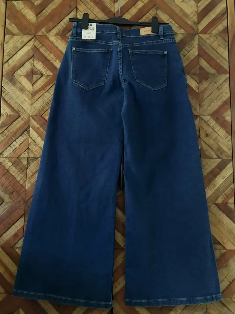 Pantalones anchos de mezclilla Sybilla talla 34 - 2