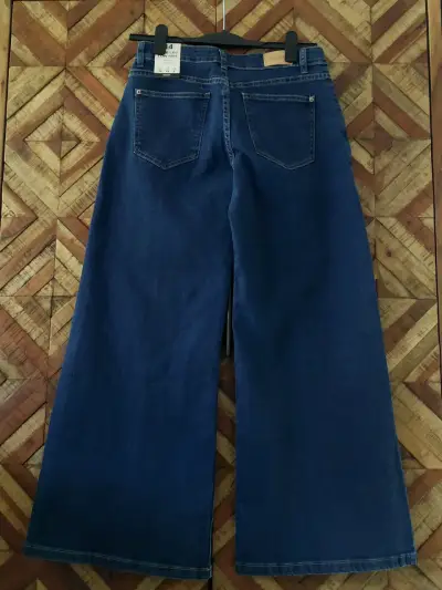 Pantalones anchos de mezclilla Sybilla talla 34 - miniatura 2