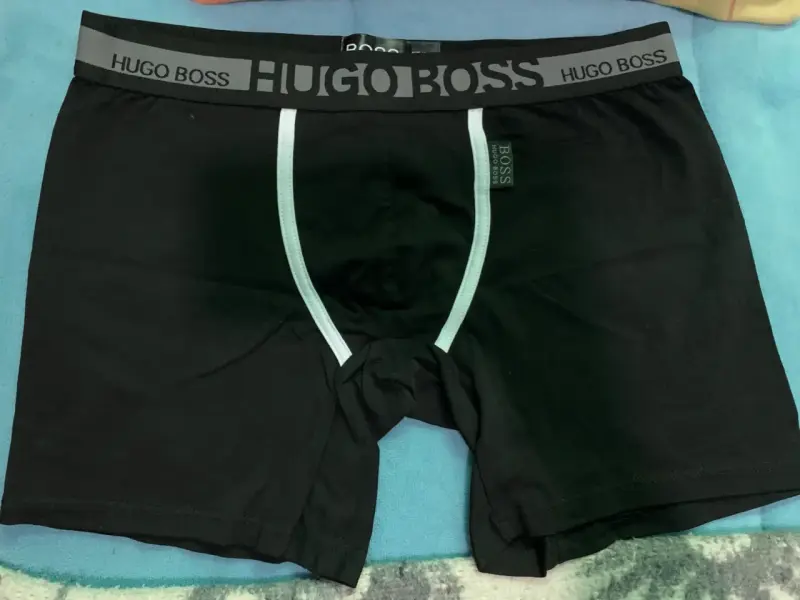 Boxer negro Hugo Boss para hombre - 1