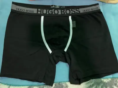 Boxer negro Hugo Boss para hombre - miniatura 1
