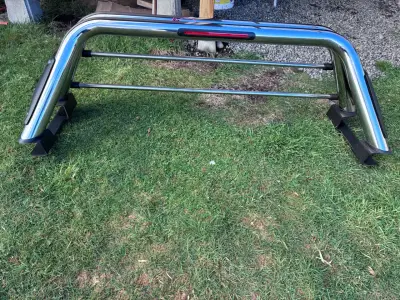 Barra antivuelco cromada para camioneta - miniatura 4