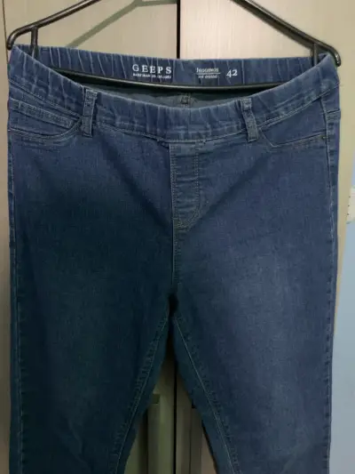 Jeggings de mezclilla azul talla 42 Geeps - miniatura 1