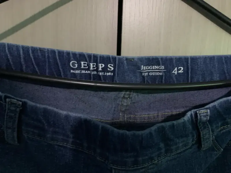 Jeggings de mezclilla azul talla 42 Geeps - 2