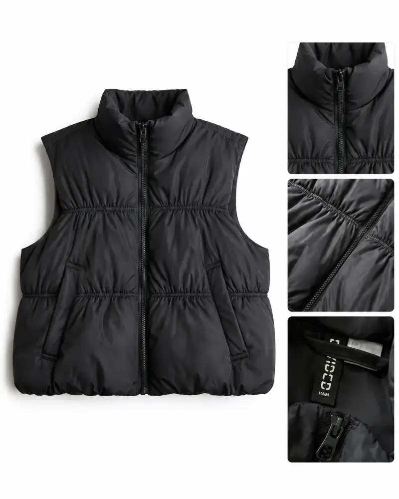 Parka puffa puffer mujer L - 2