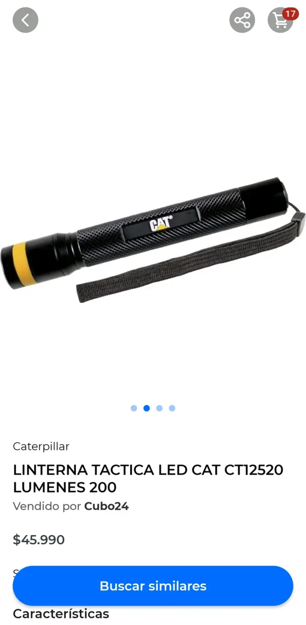 Linterna Táctica LED CAT 200 Lumens - 2