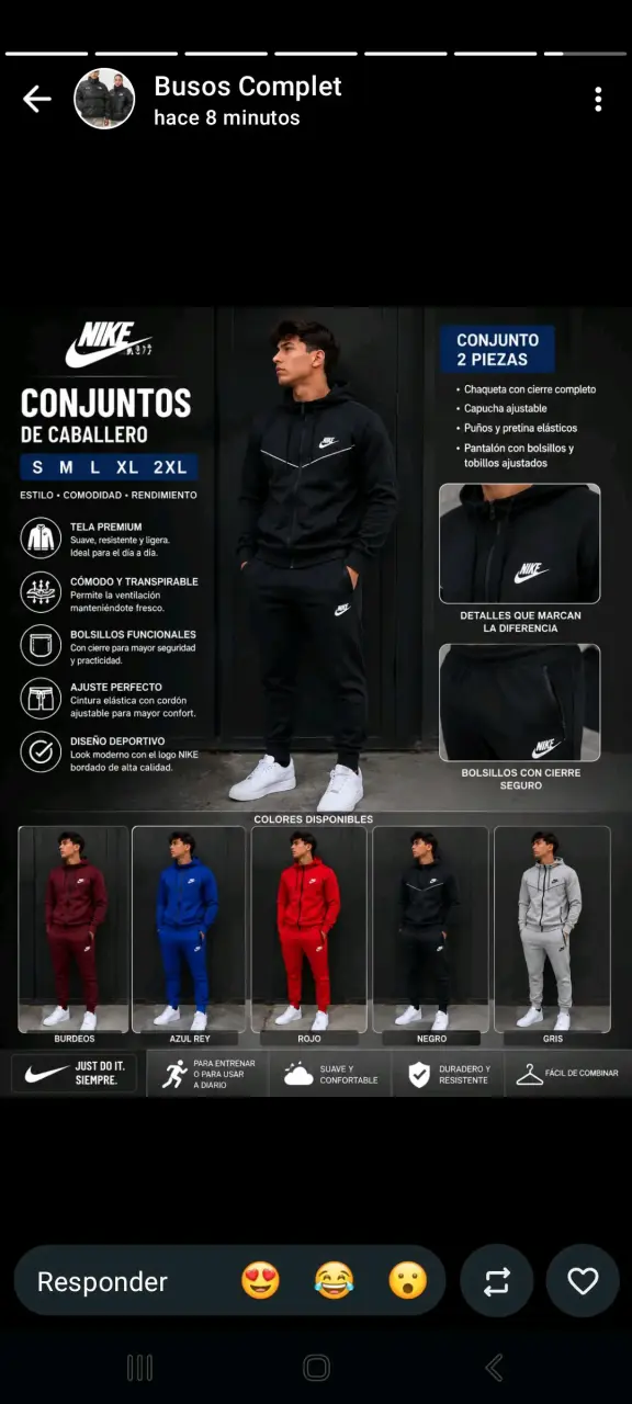 Conjunto deportivo Nike - 5