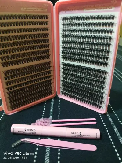 Kit de Extensiones de Pestañas DIY con Aplicadores - miniatura 2