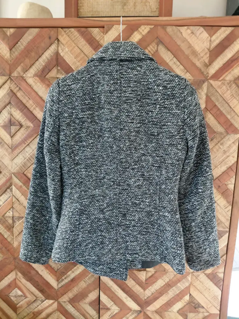 Abrigo de lana gris para mujer Studio F - 2