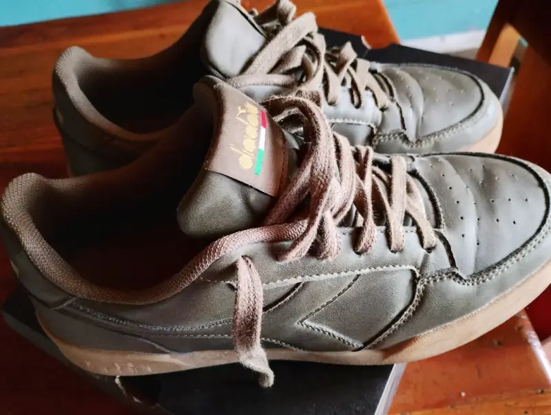 Zapatillas planas Diadora verde oliva - 2