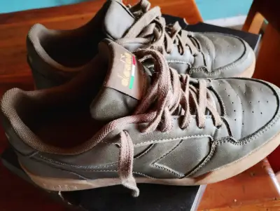 Zapatillas planas Diadora verde oliva - miniatura 2