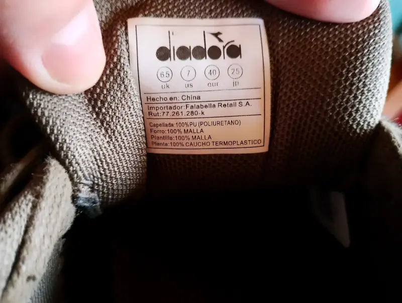Zapatillas planas Diadora verde oliva - 5