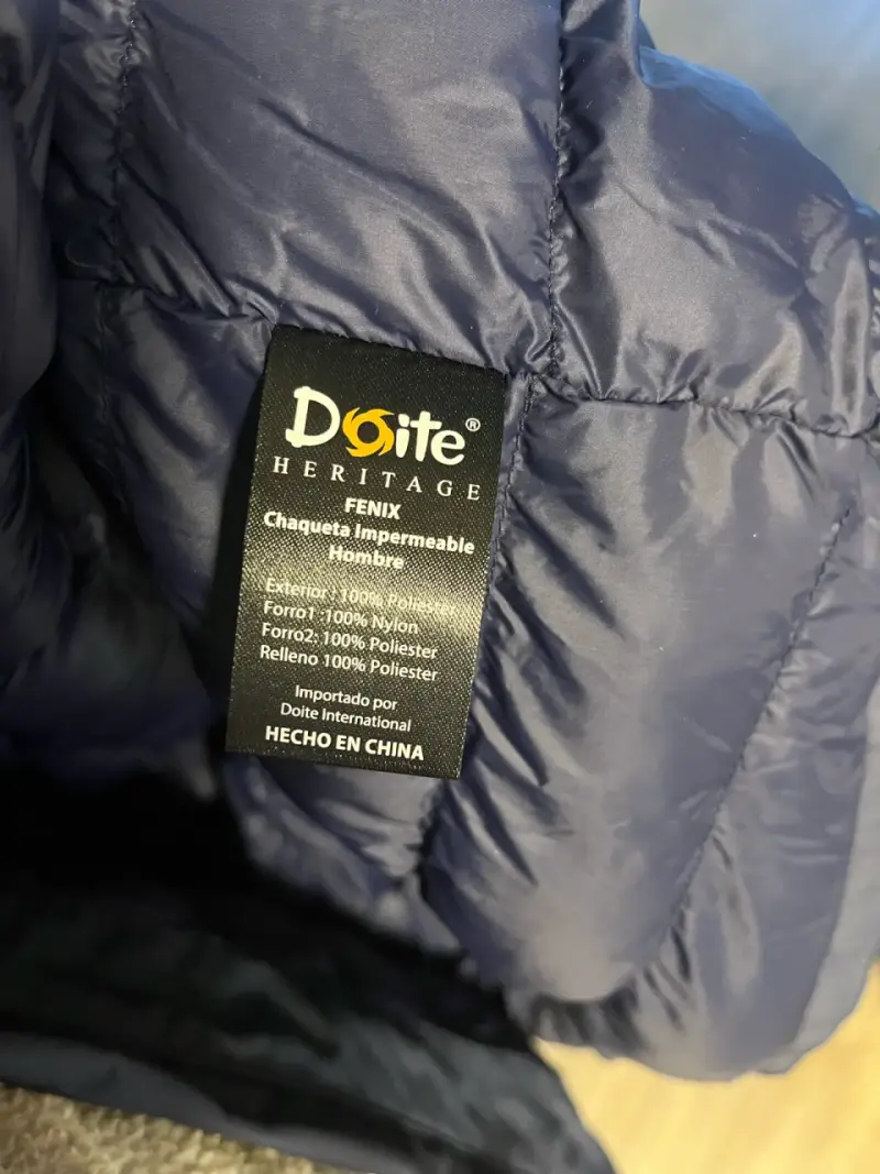 Chaqueta Impermeable Hombre Doite Azul - 3