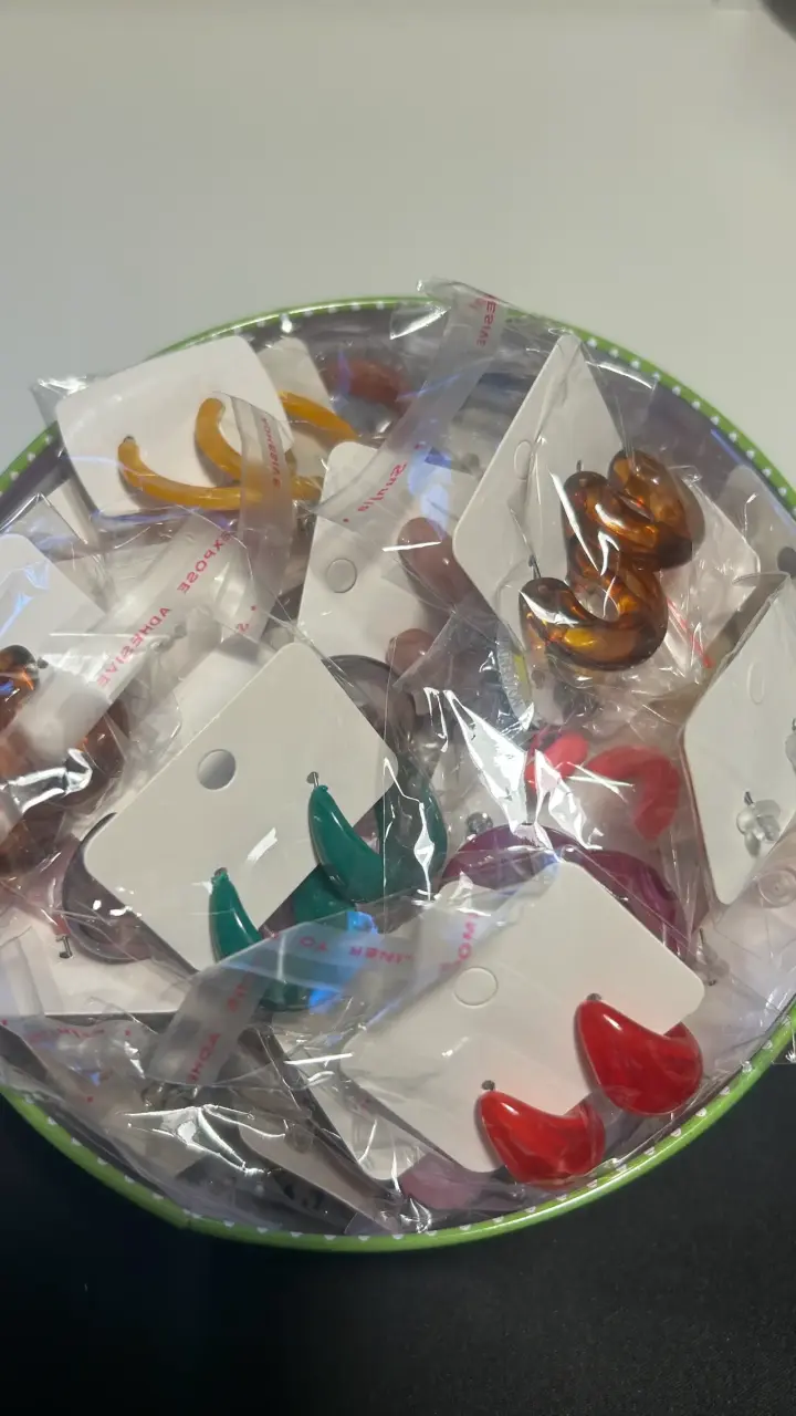 Set de Aros de Colores Variados - 1