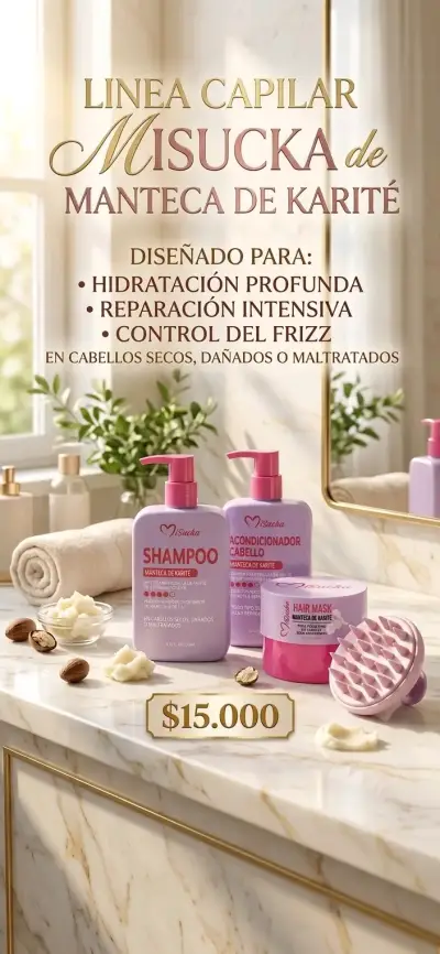 Set de Cuidado Capilar Misucka con Aceite de Argán - miniatura 2