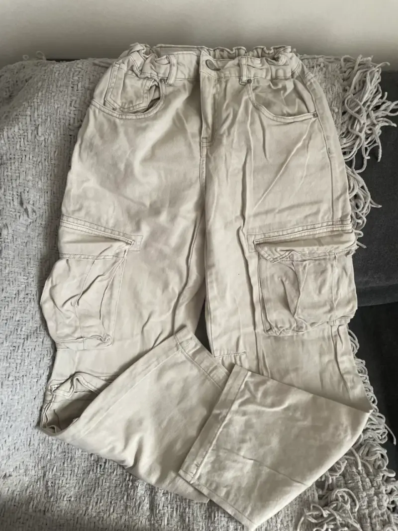 Pantalones cargo de mezclilla para niños talla 14 - 2