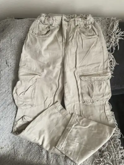 Pantalones cargo de mezclilla para niños talla 14 - miniatura 2