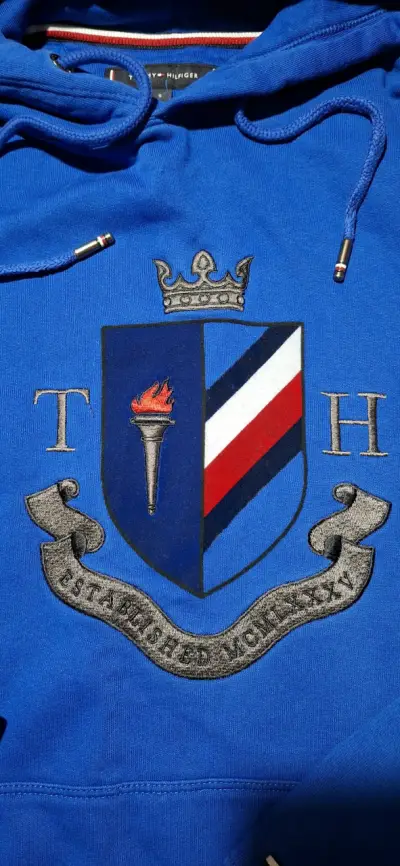 Polerón azul con capucha Tommy Hilfiger - miniatura 2