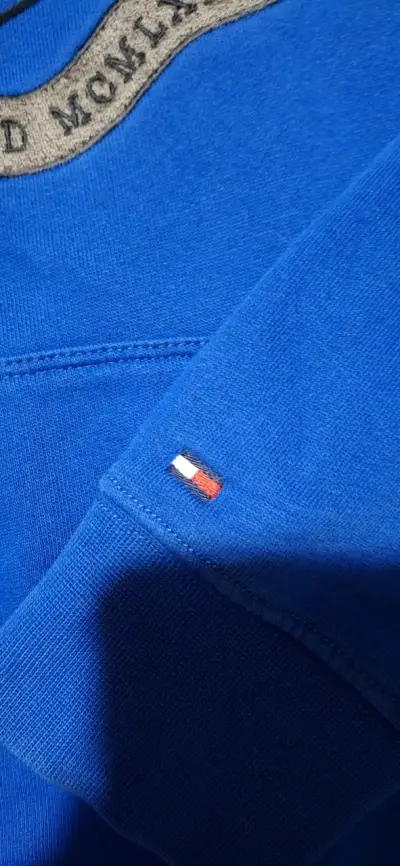 Polerón azul con capucha Tommy Hilfiger - miniatura 3