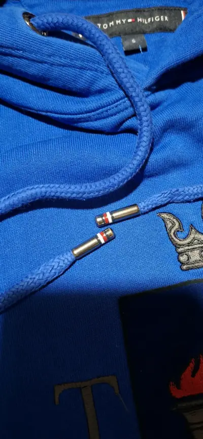 Polerón azul con capucha Tommy Hilfiger - miniatura 5