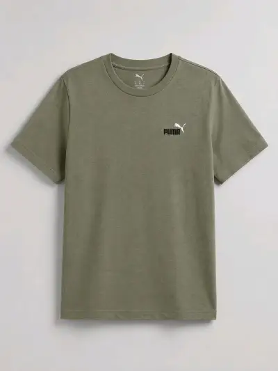 Polera verde oliva Puma para hombre - miniatura 1