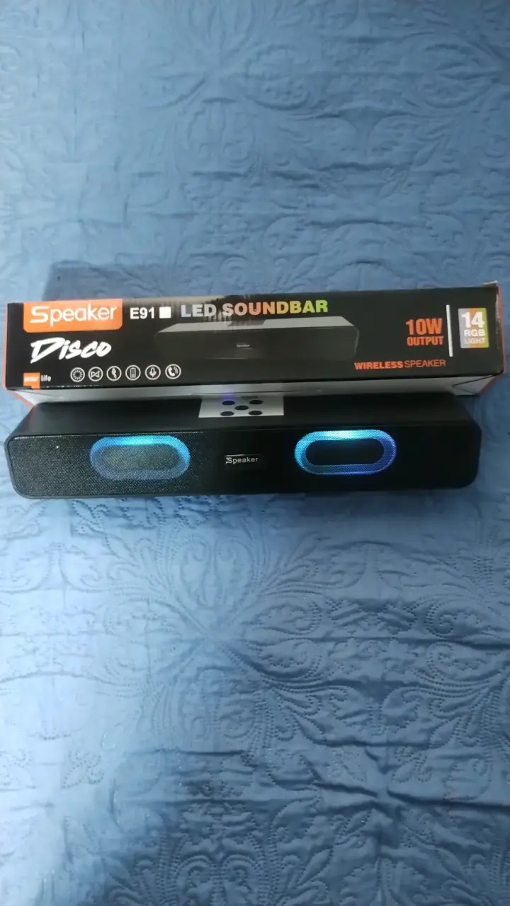 Barra de sonido LED inalámbrica Speaker E91 - 2