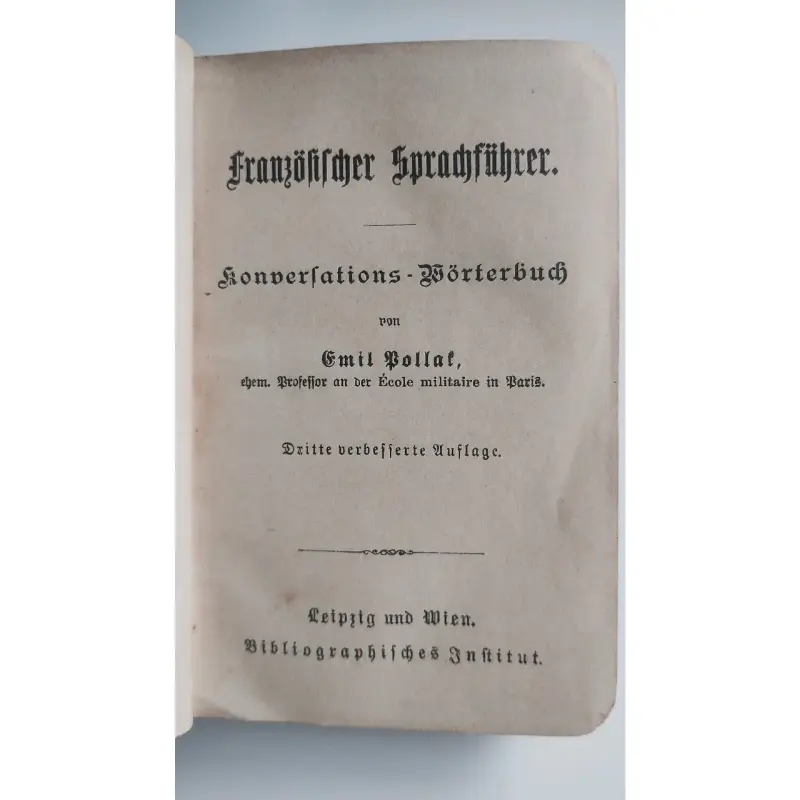 Diccionario de Conversación Francés Antiguo - 3