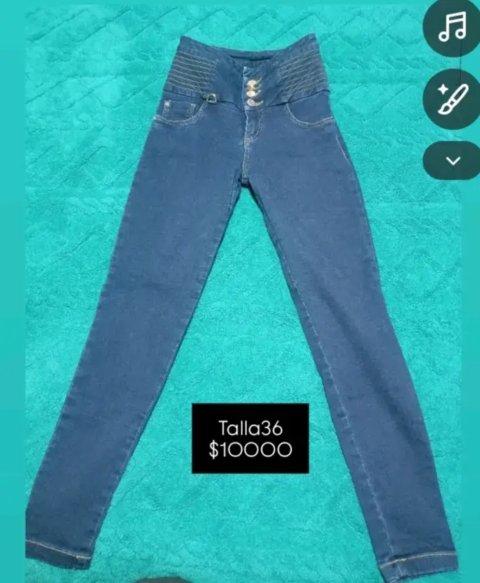 Jeans ajustados para mujer talla 36