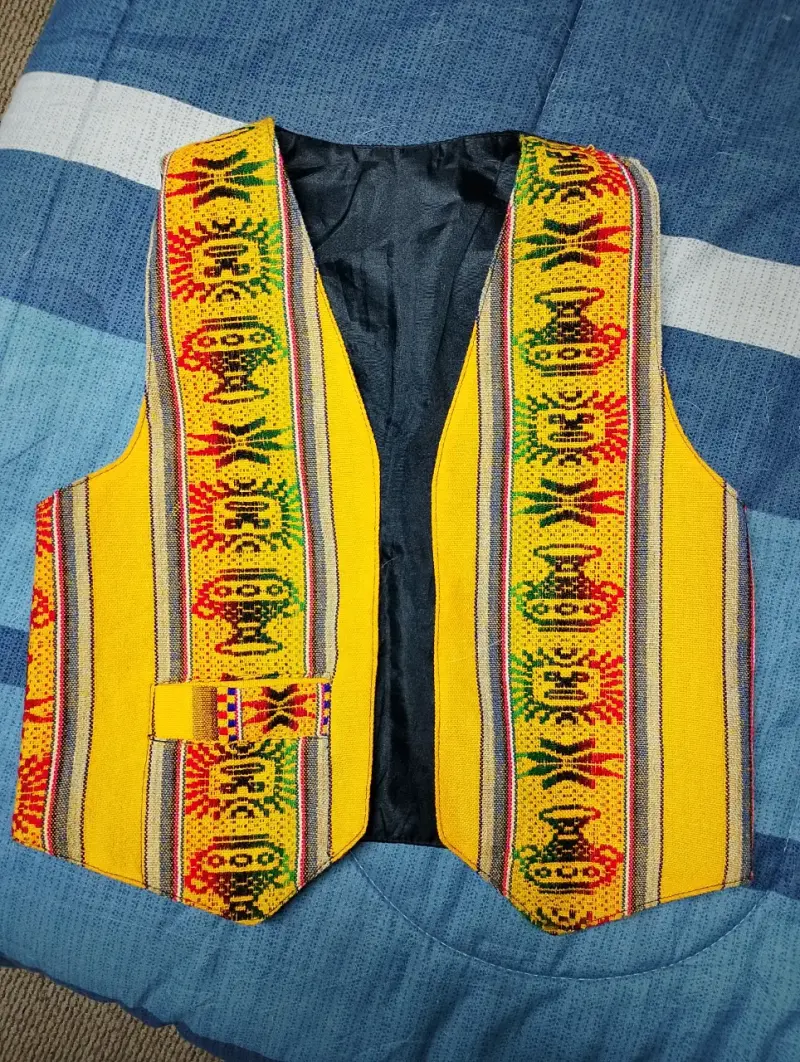 Chaleco diseño étnico talla 6