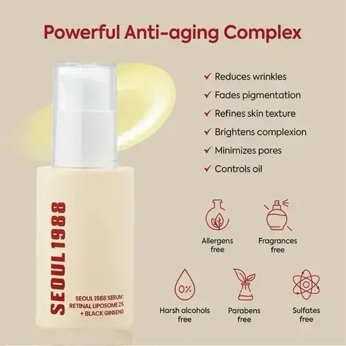 Serum Anti-edad K-Secret Seoul 1988 con Retinol - 3