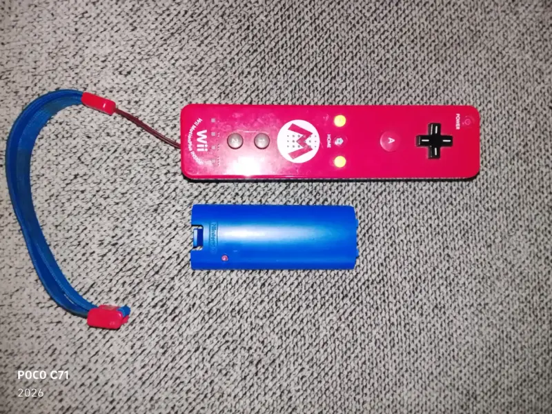 Controles de juego rojo y azul para Wii - 4