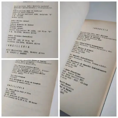Libro Lista del Cuerpo Diplomático Residente 1970 - miniatura 4