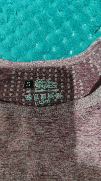 Polera deportiva manga larga color morado - miniatura 2