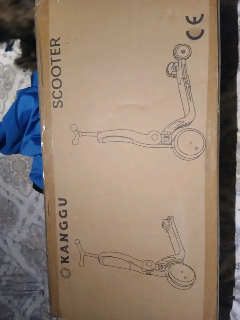 Scooter Monopatín Plegable Kanggu 5 en 1 Rojo - 4