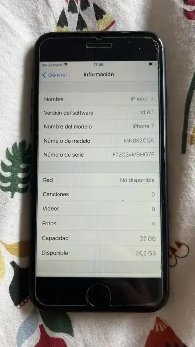 iPhone 7 32 GB negro mate - miniatura 1