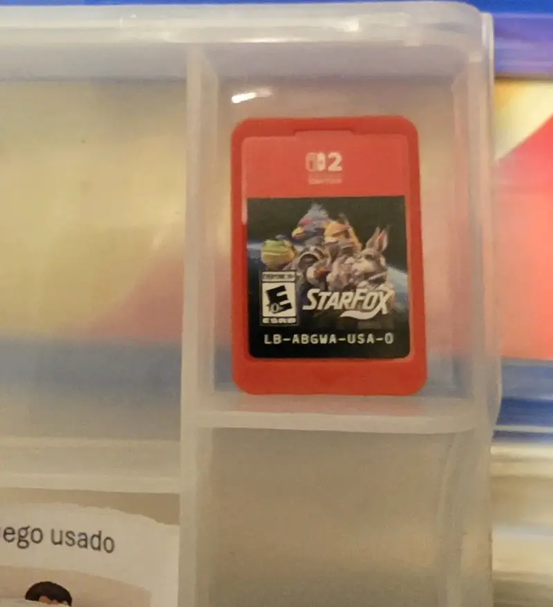 Cartucho de juego Star Fox para Nintendo Switch 2