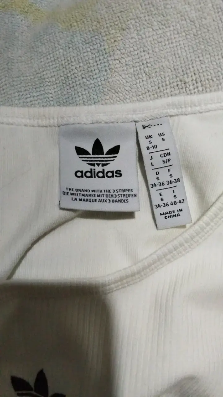 Polera sin mangas blanca Adidas para mujer - 3