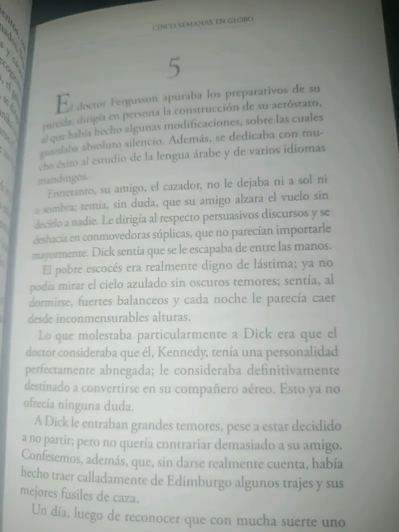 Libro 'Cinco Semanas en Globo' de Julio Verne - 3