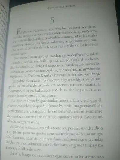 Libro 'Cinco Semanas en Globo' de Julio Verne - miniatura 3