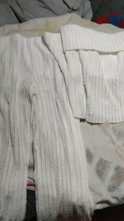 Conjunto de ropa blanca de dos piezas talla XXL - miniatura 1