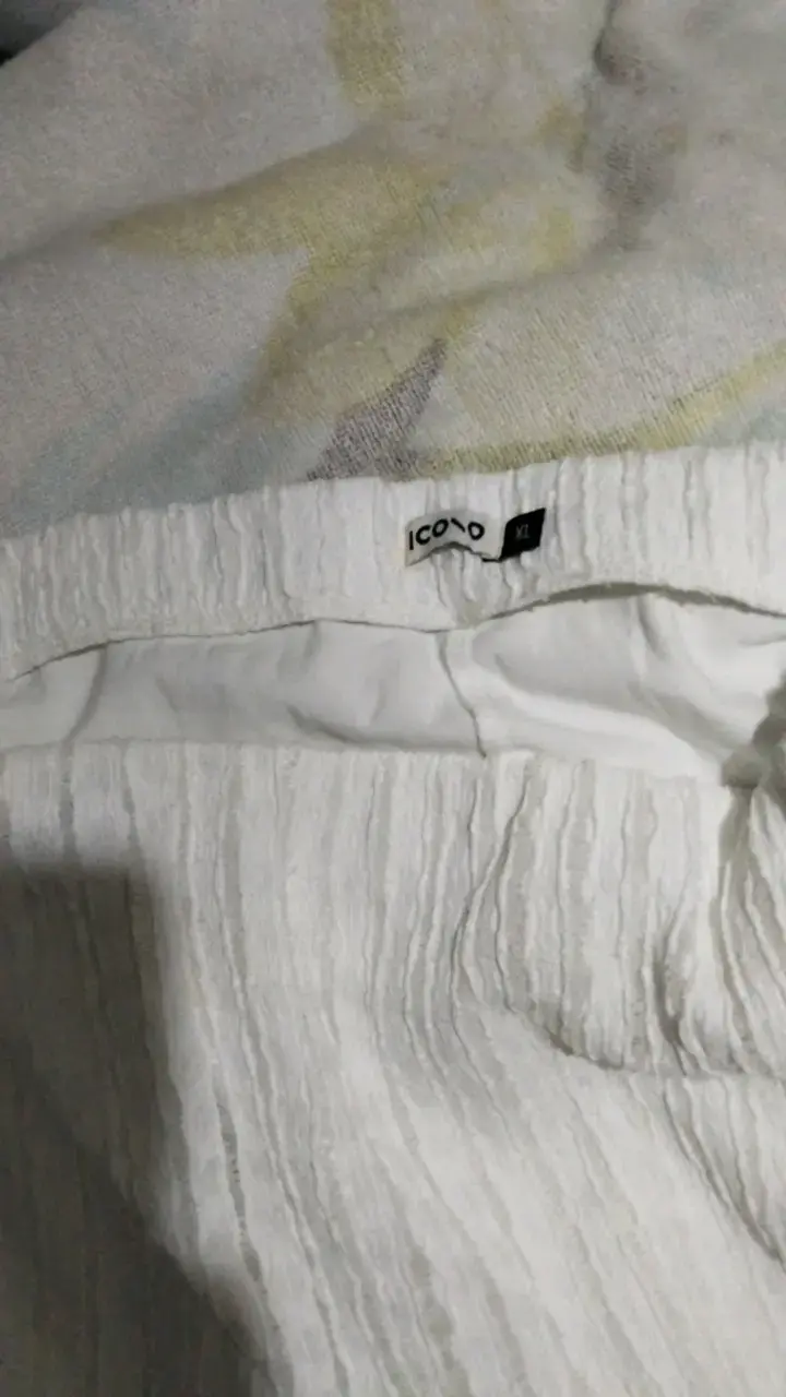 Conjunto de ropa blanca de dos piezas talla XXL - 4