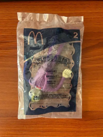 Juguete Grillo de Pinocho McDonald's en bolsa - miniatura 1