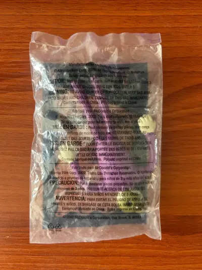 Juguete Grillo de Pinocho McDonald's en bolsa - miniatura 2