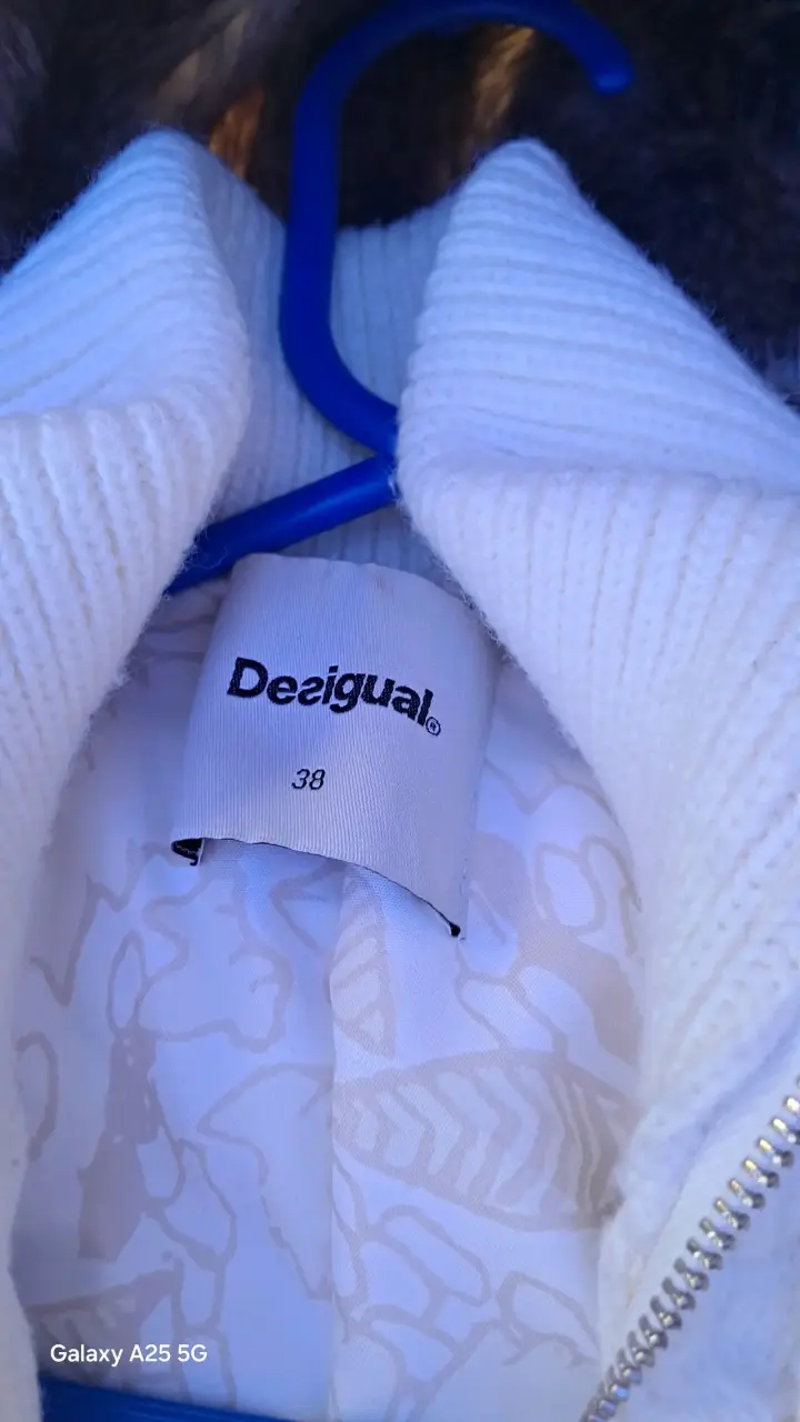 Chaqueta de invierno Desigual con forro de piel sintética - 4
