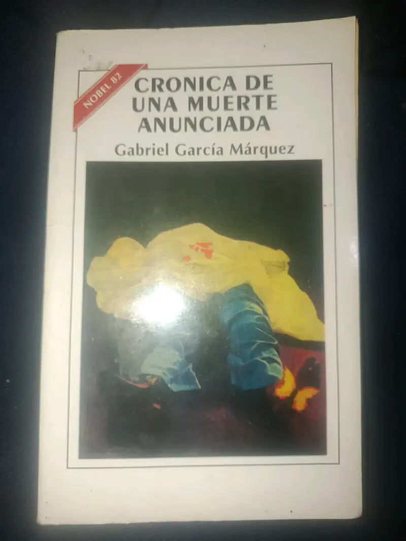Libro Crónica de una Muerte Anunciada Gabriel García Márquez - 1