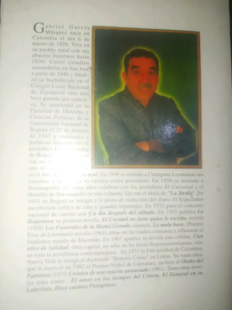 Libro Crónica de una Muerte Anunciada Gabriel García Márquez - 2
