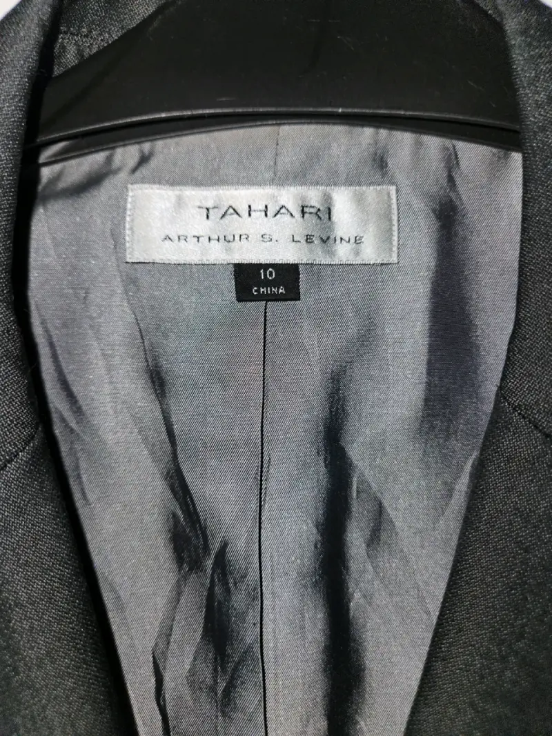 Blazer de Mujer Tahari Negro Elegante - 4
