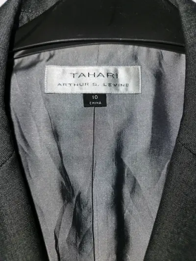 Blazer de Mujer Tahari Negro Elegante - miniatura 4