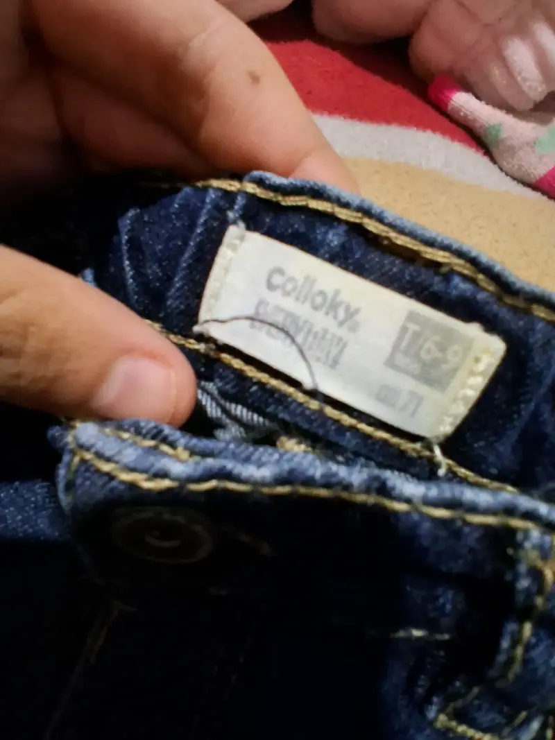 Jeans de bebé Colloky talla 6-9 meses - 2