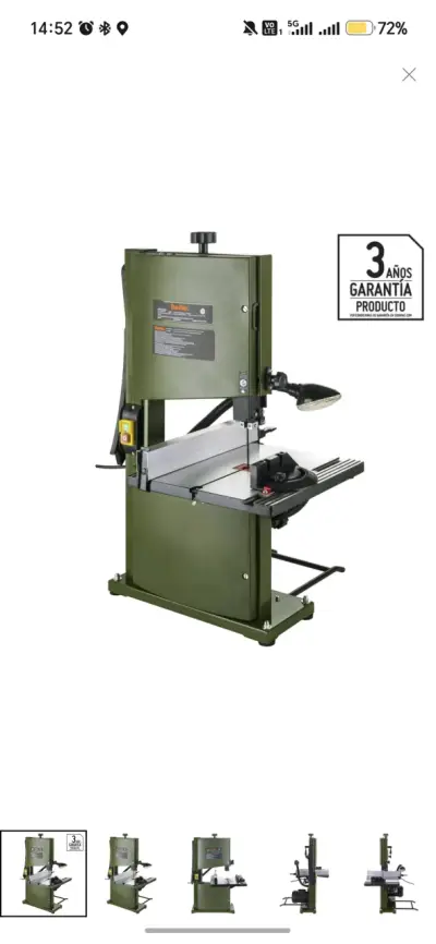 Sierra de cinta Bauker para madera - miniatura 5