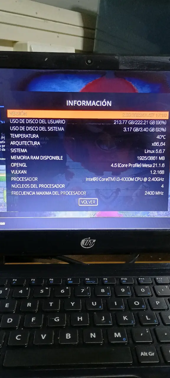 Notebook Arcade con Sistema Batocera y 2 Mandos - 4